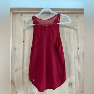 Red Lululemon Tank